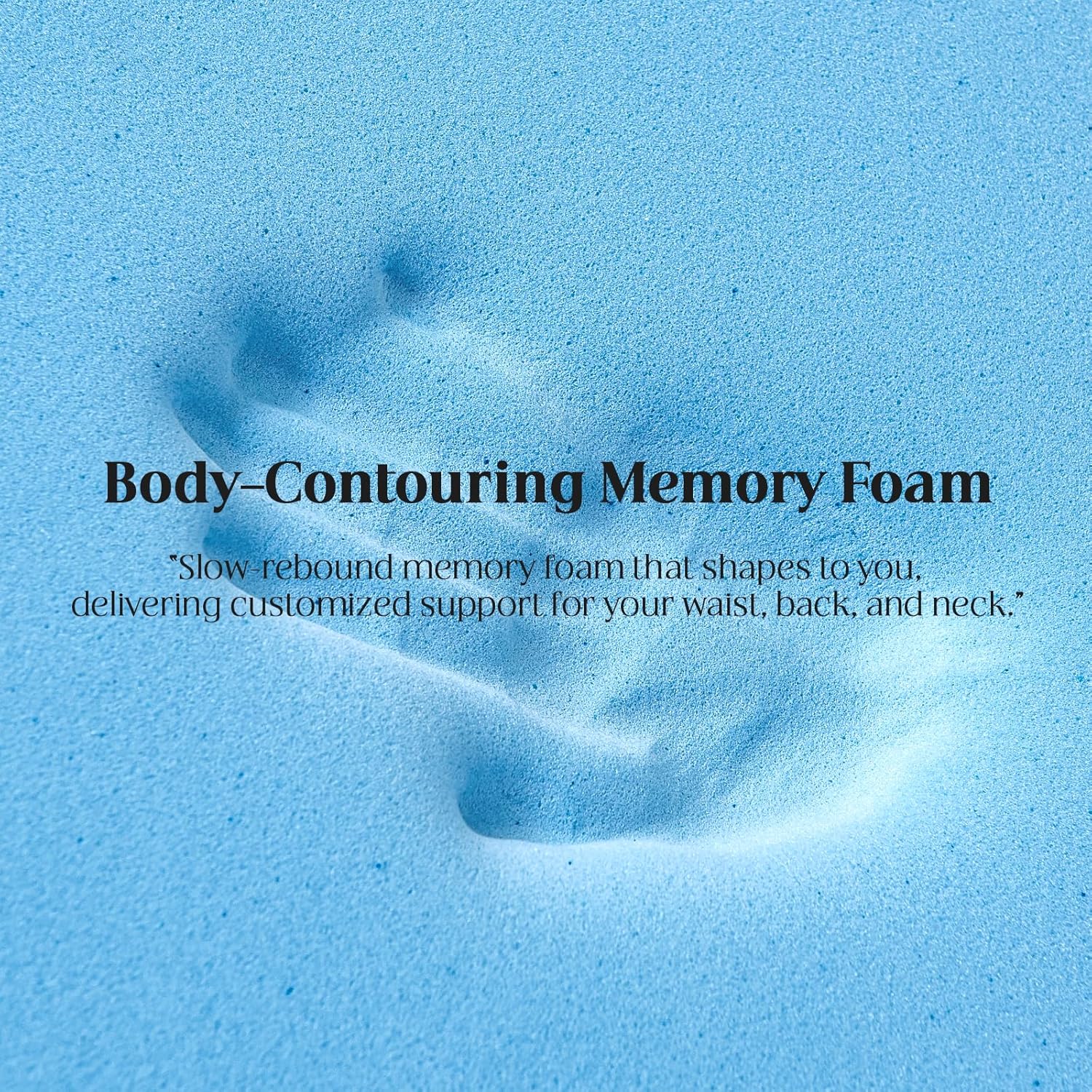 Queen Size Memory Foam Mattress Topper - 4 Inch Cooling Dual Layer with 2" Gel Memory Foam & 2" Thick 1500 GSM Pillow Top, Breathable Mattress Pad Cover Medium Firm Support for Back (Black)